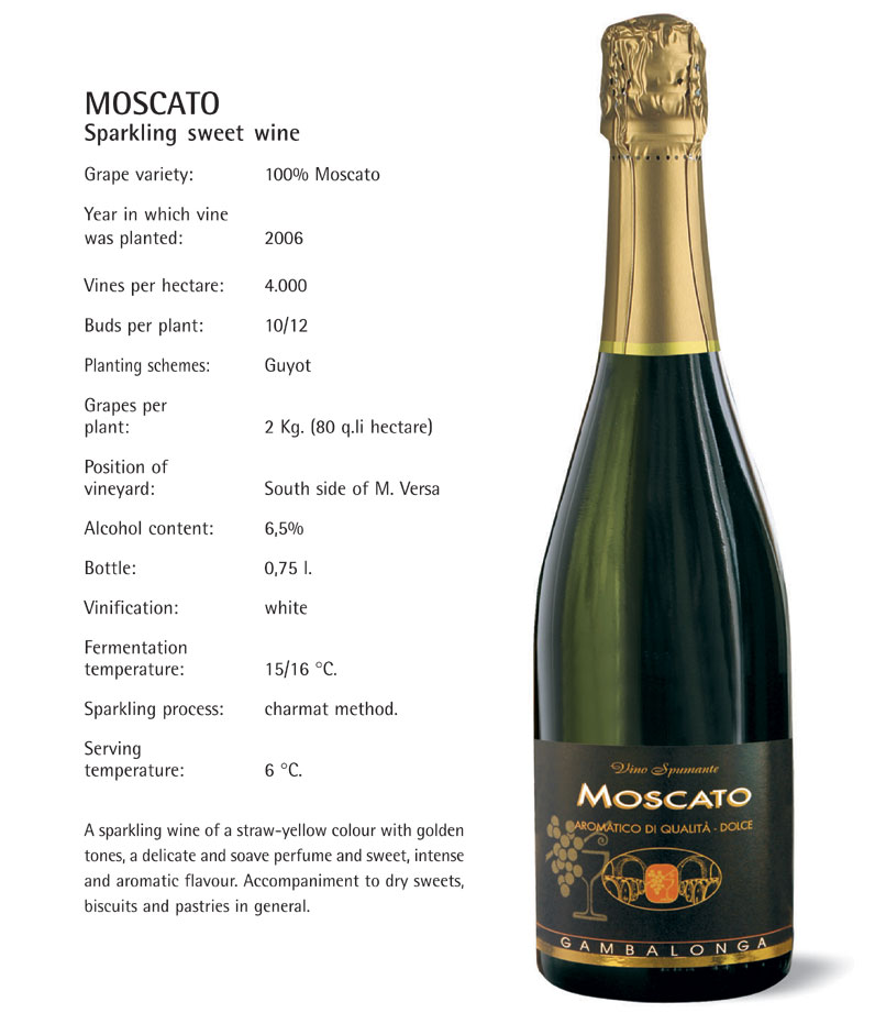 Moscato Spumante Dolce